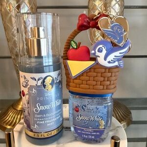 Bath & Body Works Disney Princess Snow White FFM & PocketBac Holder & BAC NWT